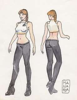 Milo Manara | Milo Manara - Studio Originale "Barbarella" - Page volante - Exemplaire unique | Catawiki