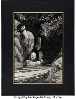 Bernie Wrightson Frankenstein Chapter 12 Published Illustration Plate Original Art from Mary Wollstonecraft Shelley‘s Novel Adaptation (Marvel, 1977-1983).