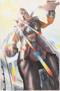 Alex Ross Marvels #3 Galactus Splash Page 18 Original Art (Marvel, 1994).