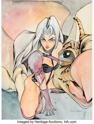 Peach Momoko - Taarna: The Last Taarakian from Heavy Metal Illustration Original Art (2017). | Heritage