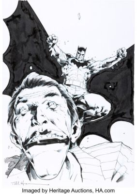 Trevor Hairsine Legends of the Dark Knight #3 Cover Original Art Group of 2 (DC, 2013). (Total: 2 Original Art)