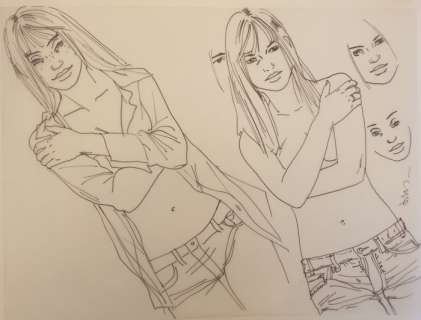 Jim | Jim - Dessin original préliminaire - Une Nuit à Rome T1 - (2012) | Catawiki