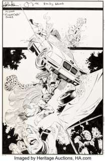 Joe Quesada and Jimmy Palmiotti "White Hating Coon #1" Chasing Amy Screen-Used Mock Cover Original Art (Miramax Pictures/View Askew Prod., 1997).