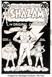 C. C. Beck Shazam #3 Cover Original Art (DC, 1973). | Heritage