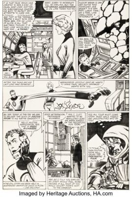 John Byrne Fantastic Four #246 Dr. Doom Story Page 3 Original Art (Marvel, 1982). | Heritage