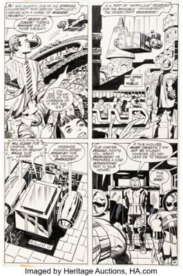 Jack Kirby and Vince Colletta Forever People #4 Story Page 4 Original Art (DC, 1971). | Heritage