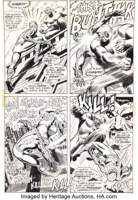John Romita Sr. Amazing Spider-Man #111 Story Page 17 Original Art (Marvel, 1972). | Heritage