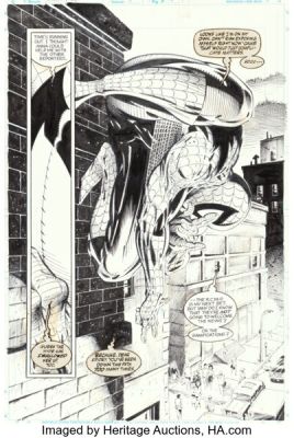 Todd McFarlane and Rick Magyar Spider-Man #11 Story Page 10 Original Art (Marvel, 1991). | Heritage