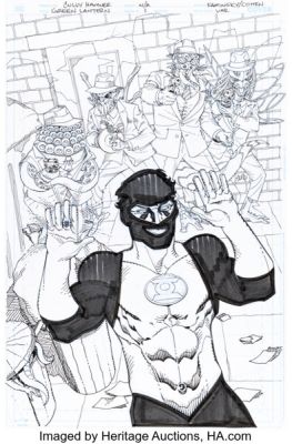 Cully Hamner Green Lantern #2 Variant Cover Original Art (DC, 2023).