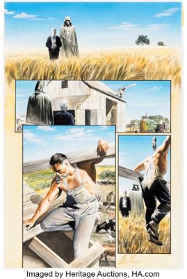 Alex Ross Kingdom Come #1 Superman (Earth-22) First Appearance Story Page 21 Original Art (DC, 1996). | Heritage