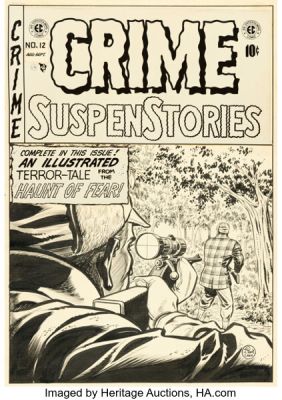 Johnny Craig Crime SuspenStories #12 Cover Original Art (EC, 1952). | Heritage