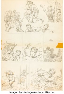 Jack Kirby The Incredible Hulk #4 Unused Story Page 12 Pencils Original Art (Marvel, 1962). | Heritage
