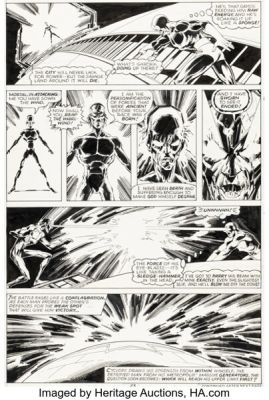 John Byrne and Terry Austin The X-Men #116 Cyclops vs. Garokk Story Page 13 Original Art (Marvel, 1978). | Heritage