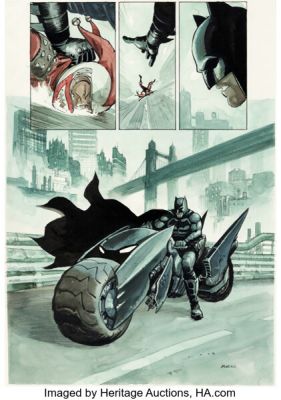 Enrico Marini Batman: The Dark Prince Charming #2 Story Page 6 Original Art (DC/Dargaud, 2018). | Heritage
