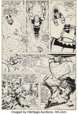 Sal Buscema and Dick Giordano Nova #14 Story Page 23 Original Art (Marvel, 1977). | Heritage
