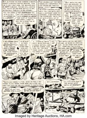 Jack Davis Aces High #2 Story Page 5 Original Art (EC, 1955). | Heritage