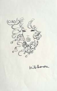 Manara, Milo | Manara, Milo - Dibujo original "Miele" | Catawiki