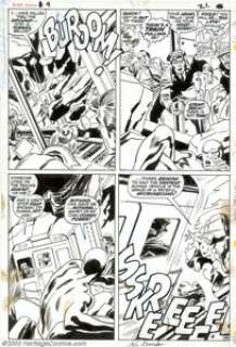 John Buscema and Dan Adkins - Original Art for The Silver Surfer #9, page 14 (Marvel, 1969). No one but the - | Heritage