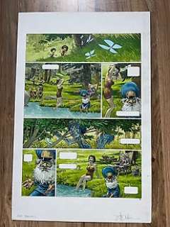 Andreae Jean Baptise - Andreae, Jean-Baptiste - Planche originale (p.32) en couleur - Terre Mécanique T2 - Antarctica - (2004)