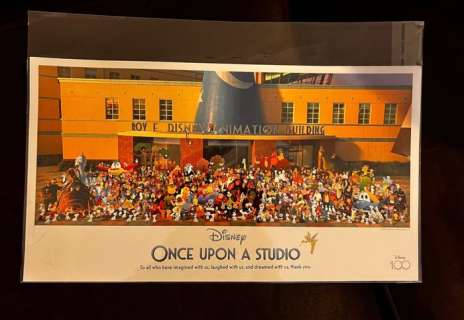 Disney | Disney Parks - Disney Cast Member 100 years celebration 42 x 24 cm lithograph - (2023) | Catawiki