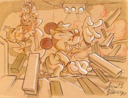 Miguel Sánchez Babiano | Miguel S. Babiano - Mickey Art Tatum - Signed Original Drawing - (2023) | Catawiki