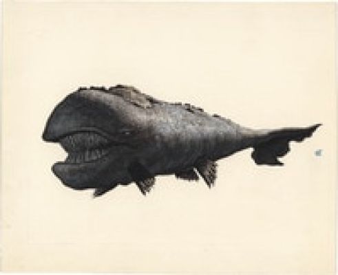 Yoshio Watanabe Hand-Drawn Color Illustration "Spectreman" Sandagei | Mandarake (Big Web)