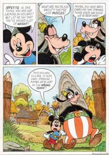 Roberto Ronchi - 1 Original colour drawing - Goofy, Mickey Mouse - "Wrong Comics #3" - An odd comic sheet - 2023 | Catawiki