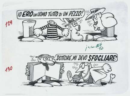 Benito Jacovitti   (1923-1977), 2 Strisce comiche | Cambi Casa d’Aste