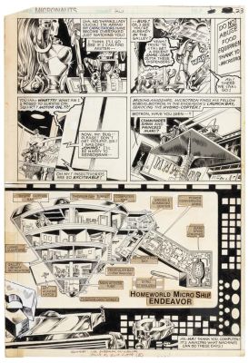 Original Art * PAT BRODERICK * MICRONAUTS No. 23, Page 23 | PBA Galleries