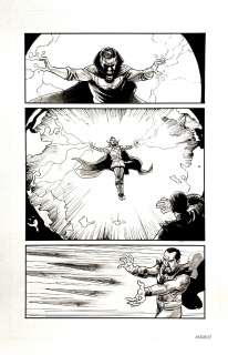 Ibrahim Moustafa | Dr. Strange: Nexus of Nightmares P 17 Semi-Splash (Doctor Strange Dattles Baron Mordo!) | Romitaman