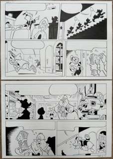 Kari Korhonen Original page - Donald Duck - The King of Yukon - D 2014-099 - page 2 - inked + signed - 2014 | Catawiki