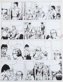 Jijé | Tanguy et Laverdure Opération Tonnerre Planche originale Ã  l’encre | Septimus