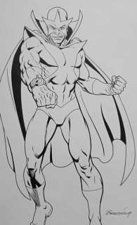 Breeding, Brett - 2 Original drawing - Green Lantern, JLA - Evil Star - 2009 | Catawiki