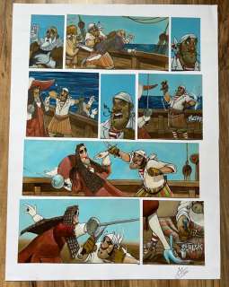 Loche, John Simon - 1 Original colour page - Robin Hood T1 - Merriadek - 2002 | Catawiki