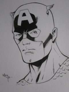 Kitson, Barry - 1 Original drawing - Captain America | Catawiki