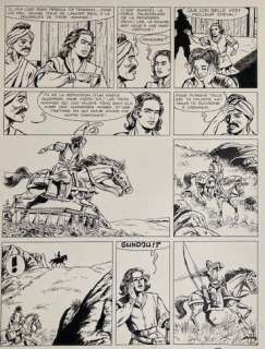 Craenhals, François - 1 Original page - Le Chevalier Ardent T17 - Yama, princesse d’Alampur - 1989 | Catawiki