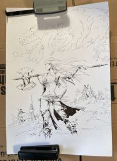 Vax - 1 Original cover - La Geste des Chevaliers Dragons - Intégrale 5 - 2017 | Catawiki