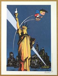 Walthéry, François - 1 Offset Print - Hommage à Peyo | Catawiki