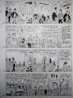 Pom - 1 Original page - Piet Pienter en Bert Bibber 24 - Invasie uit het heelal - 1965 | Catawiki