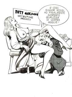 Leone Frollo - 1 Original page - Risatissime - "Agenzia Investigativa" - 1985 | Catawiki
