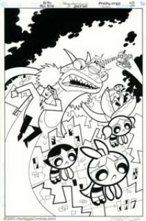 Phil Moy - Original Cover Art for Powerpuff Girls #3 (DC, 2000). The Powerpuff Girls are one of the most -