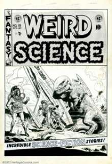 Wally Wood - Original Cover Art to Weird Science #15 (EC, 1952). As if there were any doubt, this classic and - | Heritage