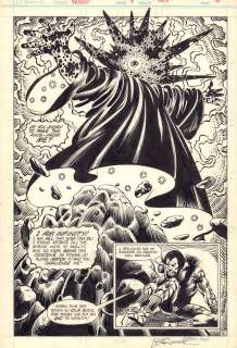 Frank Brunner, Mike Gustovich - Warp #8 P.6 - Great Infinity Splash - 1983 Signed