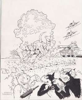 Geradts, Evert | Original cover drawing â€œHokaâ€  - Henk Hond  - (1991) | Catawiki