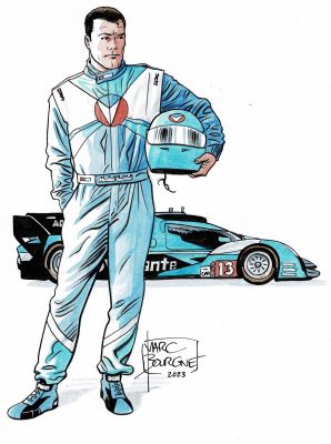 Bourgne | Lot 226 - Michel Vaillant, La cible en édition originale, agrémenté d’une dédicace. Proche de l’état neuf. | Septimus