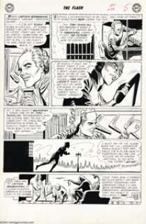 Carmine Infantino and Joe Giella - The Flash #124, page 5 Original Art (DC, 1961). Captain Boomerang invents a -