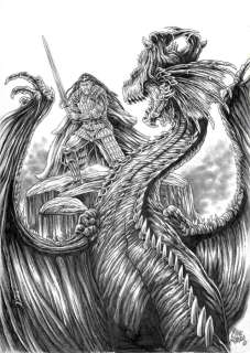 Ratera, Mike | Original pencil drawing  - The Song of the Elves | Catawiki