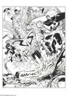 Walt Simonson - X-Men and Legion of Superheroes Illustration Original Art (2004).  Walt Simonson, renowned for - | Heritage