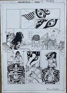 Grandville - Force Majeure #5 - Page 117 - Bryan Talbot - 1 Oeuvre originale - 2017