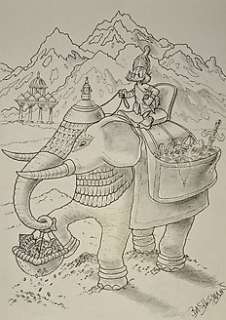 Bas Heymans - Uncle Scrooge in India | Catawiki